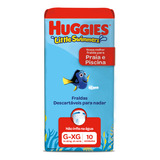 Huggies Fralda Little Swimmers G/xg - 10 Fraldas