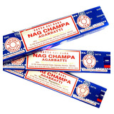 Incenso Indiano Nag Champa Satya Sai Baba Kit Com 3 Caixas