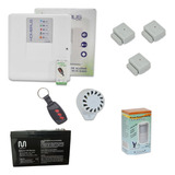 infravermelho
-infravermelho Kit Alarme Central Wi fi 4 Sensores S Fio Hombrus C Bateria