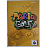 Instruction Booklet Mario Golf