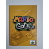 Instruction Booklet Mario Golf