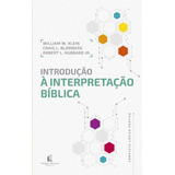 Introducao A Interpretacao Biblica