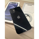 iPhone 12 128gb - Completo Com Caixa E Carregador - Preto