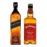 jack black-jack black Whisky Johnnie Walker Black Label Jack Daniels Fire 1l Cd