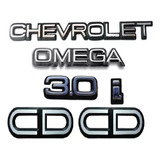 jaime jr-jaime jr Kit Emblemas Omega 2 Cd Chevrolet 30i