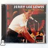 jerry lee lewis-jerry lee lewis Cd Jerry Lee Lewis Great Balls Of Fire Rock N 10 1996 Novo