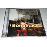 joe bonamassa-joe bonamassa Joe Bonamassa So It S Like That cd Lacrado