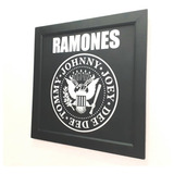 joey ramone-joey ramone Quadro Ramones Johnny Joey Dee Dee Tommy Capa Logo Lp E Cd