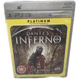 Jogo Dante's Inferno Platinun Ps3 Original Mídia Física