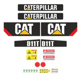 Jogo De Adesivos Completo Caterpillar D11t Para Tratores
