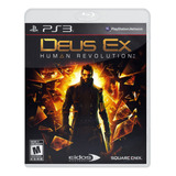 Jogo Deus Ex Human Revolution Ps3 Físico Original Lacrado