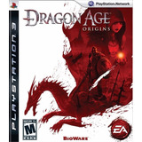 Jogo Dragon Age Origins Ps3 Playstation 3 Pronta Entrega Rpg