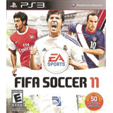 Jogo Fifa Soccer 11 Playstation 3 Ps3 Mídia Física Futebol