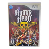 Jogo Guitar Hero Aerosmith Nintendo Wii Usado Completo