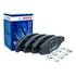 Jogo Pastilha De Freio Peugeot 206 207 1.4 8v Original Bosch