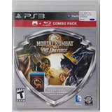 Jogo Ps3 Mortal Kombat Vs Dc Universe Fisico Usado C/manual