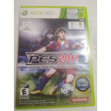 Jogo Semi Novo Pés 2011 Pro Evolution Soccer 2011 -xbox 360
