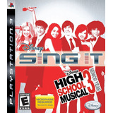 Jogo Sing It High School Musical 3 Ps3 Mídia Física Original