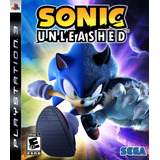 Jogo Sonic Unleashed Playstation 3 Ps3 Original Completo Gam