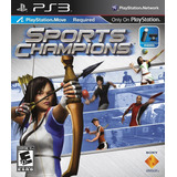 Jogo Sports Champions Playstation Ps3 Ps Move Mídia Física