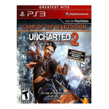 Jogo Uncharted 2 Among Thieves Goty Edition Ps3 Hits