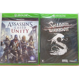 Jogos Xbox One: Assassins Creed Unity + Shadow Warrior Novos