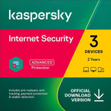 Kaspersky Internet Security 3 Pc 2 Anos Envio Imediato