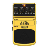 khorus-khorus Pedal De Efeito Behringer Ultra Chorus Uc200 Amarelo