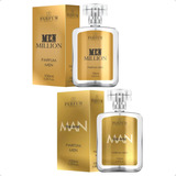 Kit 02 Parfum Brasil 100ml - Men Million + The One Man 