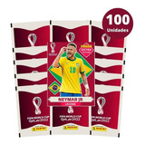 Kit 100 Figurinhas Sem Repetição Do Álbum Copa Do Mundo 2022