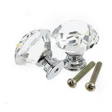 Kit 12 Puxador Diamante Cristal Acrílico Porta Gaveta Móveis