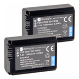 Kit 2 Baterias Np-fw50 Para Sony A55a A7 A5100 A6000 A6300
