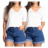 Kit 2 Blusa Camiseta