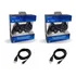 Kit 2 Controle Joystick Compativel Ps3  + Cabo Carregador