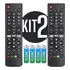 Kit 2 Controle Remoto Compatível LG Tv Smart Universal