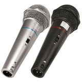 Kit 2 Microfone Dinâmico Basico Palestra Karaoke Csr Com Fio