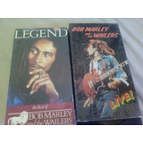 Kit 2 Vhs Bob Marley Turnê E Clipes