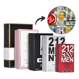 Kit 20 Perfumes Fragrâncias Importados Revenda Fixação E Duração Longa