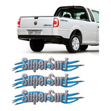 Kit 3 Adesivos Super