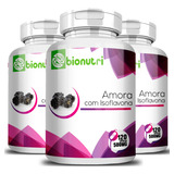 Kit 3 Amora Miúra Com Isoflavona 120 Cápsulas - Bionutri Sabor Sem Sabor