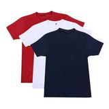 Kit 3 Camiseta Infantil
