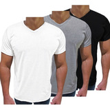 Kit 3 Camisetas Basica