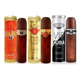 Kit 3 Perfumes Cubas