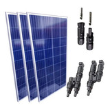 Kit 3 Placa Solar