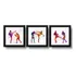 Kit 3 Quadros Artes Marciais Pop Art Ufc Mma Luta 35x35cm