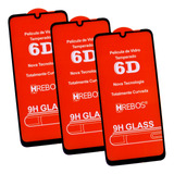Kit 3x Películas Vidro 3d 5d Para Redmi Note 7 / Note 7 Pro
