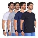 Kit 4 Camisetas Masculinas