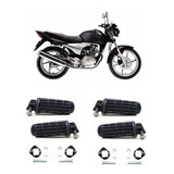 Kit 4 Pedaleiras Completa Honda Titan 150 Sport 2005 A 2008