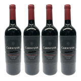 Kit 4 Vinho Tinto Carnivor Cabernet Sauvignon Eua 750ml