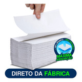 Kit 4000 Papel Toalha Interfolha Branco Puro Para Secar Mãos